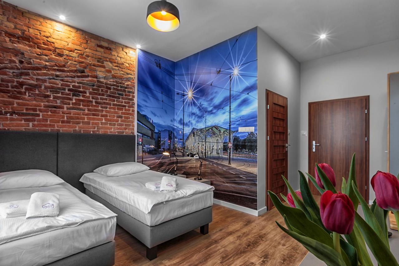 Aparts Biznes Lodź Bagian luar foto